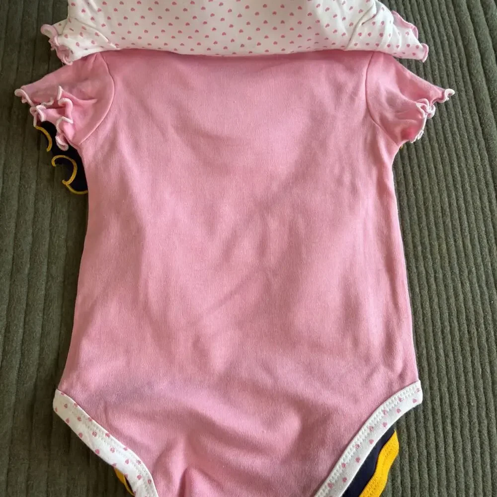 Murray State 3pc Bodysuit Set Girls Infant 0-3M